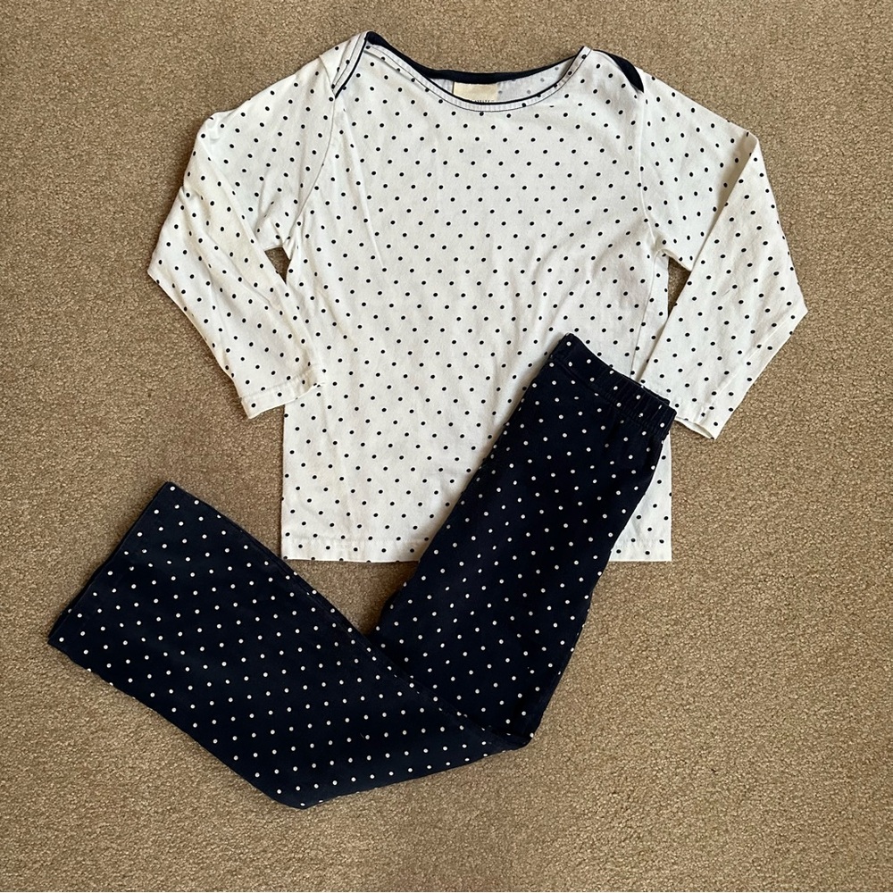 [Laura Ashley] Polka Dot Set (Top and Leggings)